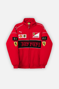 Ferrari F1 Vintage Racing Jacket - Red Edition